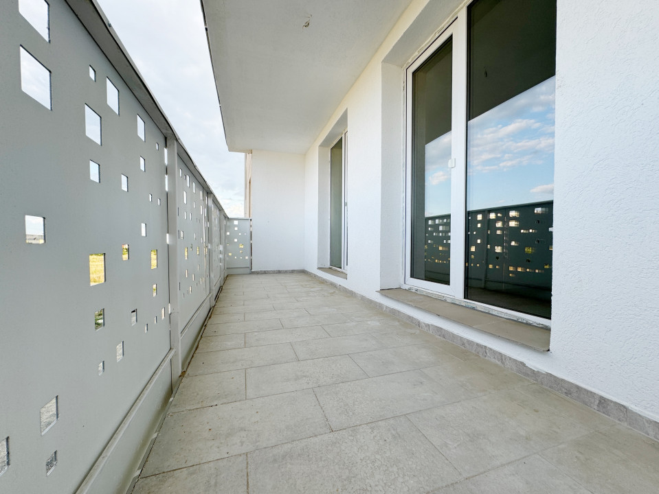 Apartament 2 camere decomandat, 56mp, terasa 12mp, etaj 2/3 -Giroc